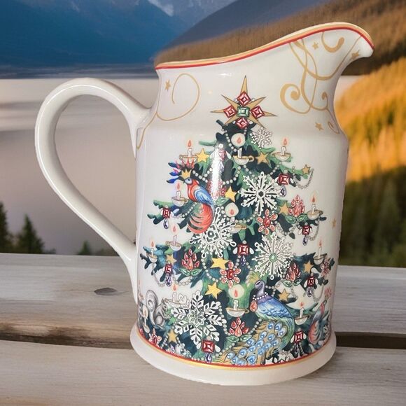 Williams-Sonoma 2024 8’ Twas the Night Before Christmas" Sleigh Pitcher 64oz - Picture 14 of 16